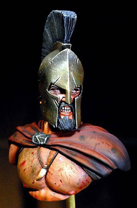 Busto de Leonidas - Hoplita Spartano