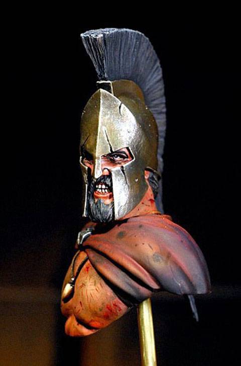 Busto de Leonidas - Hoplita Spartano