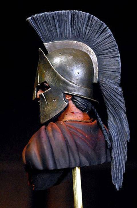 Busto de Leonidas - Hoplita Spartano