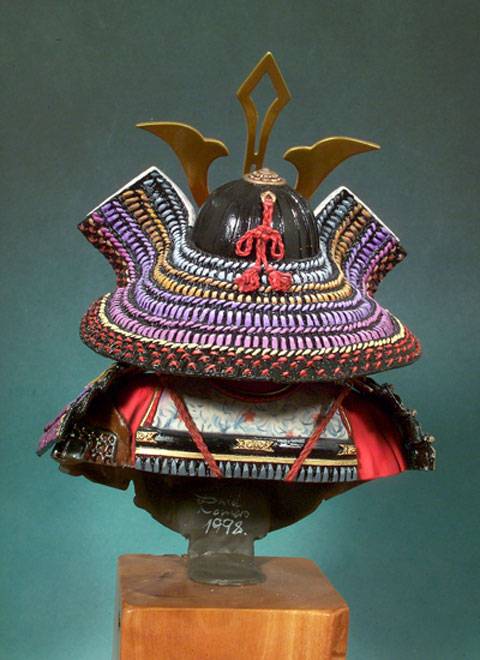 Busto de un Guerrero Samurai 