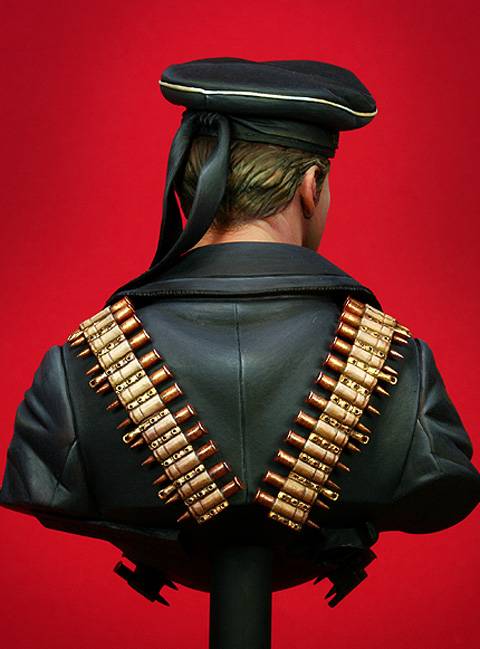 soldado de la infanteria naval sovietica durante la segunda guerra mundial. 