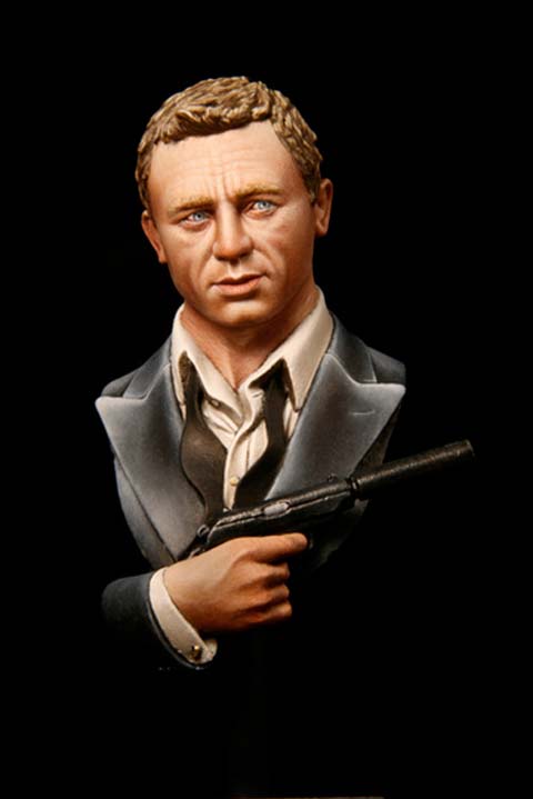 Busto James Bond - Escala 200mm
