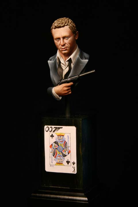 Busto James Bond - Escala 200mm