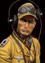 Busto de un Oficial de Comunicaciones de un Panzer. 