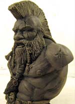 Busto Guerrero Enano con Cresta