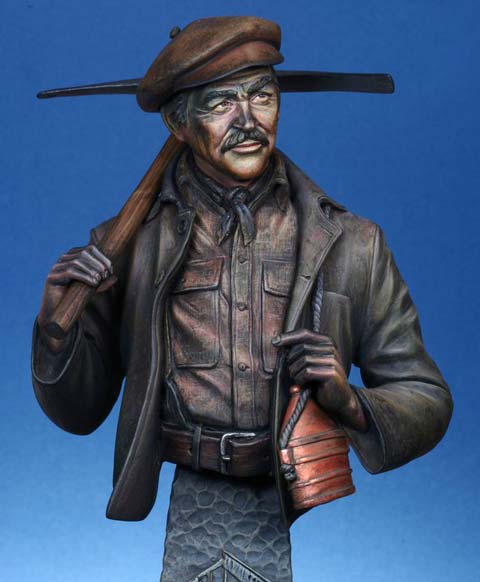Busto de un Minero Inmigrante - Escala 1/9