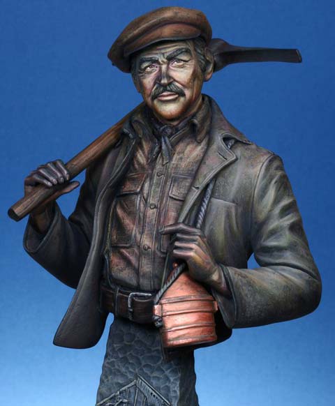 Busto de un Minero Inmigrante - Escala 1/9