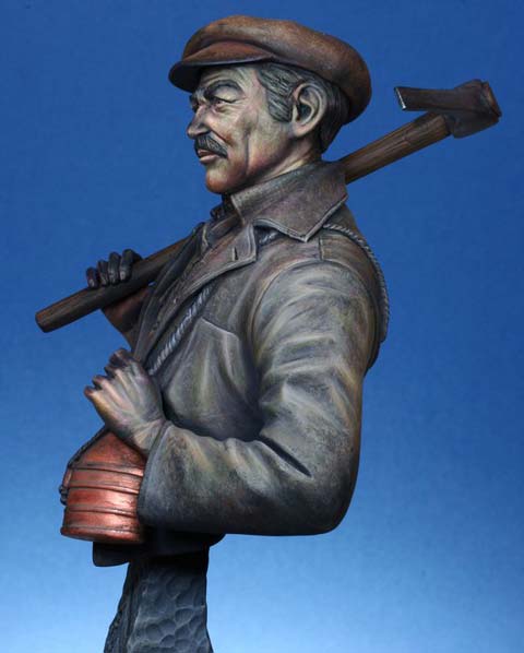 Busto de un Minero Inmigrante - Escala 1/9