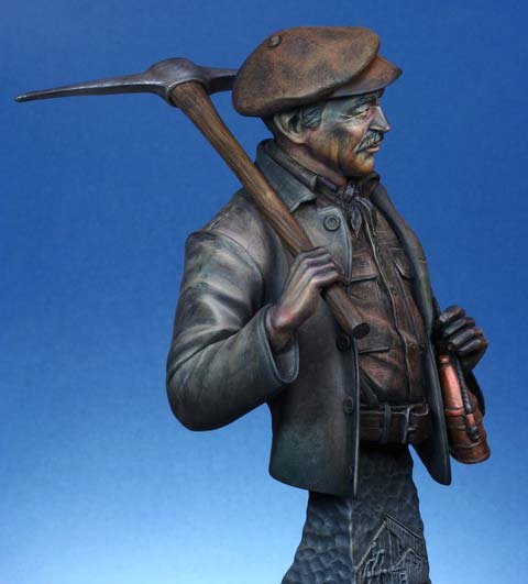 Busto de un Minero Inmigrante - Escala 1/9