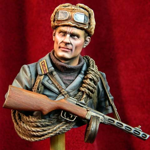 Busto Oficial Sovietico del Cuerpo de Monta&ntilde;a 1942 - Escala 1/10