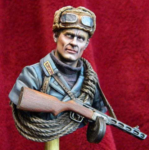 Busto Oficial Sovietico del Cuerpo de Monta&ntilde;a 1942 - Escala 1/10