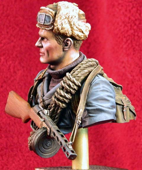 Busto Oficial Sovietico del Cuerpo de Monta&ntilde;a 1942 - Escala 1/10