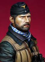 Busto de un Oficial de Submarinos - IIWW