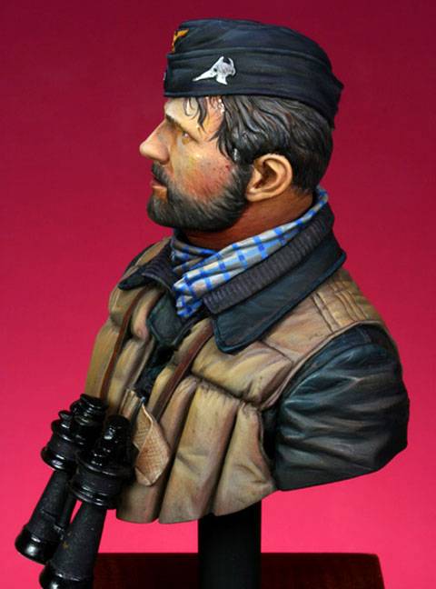 Busto de un Oficial de Submarinos - IIWW