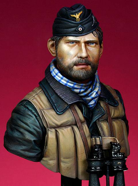 Busto de un Oficial de Submarinos - IIWW