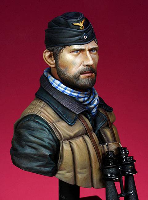 Busto de un Oficial de Submarinos - IIWW