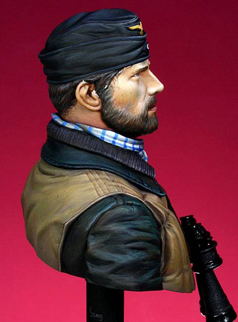 Busto de un Oficial de Submarinos - IIWW