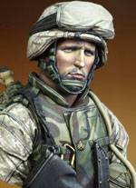 Busto de un Marine de los Estados Unidos en Iraq - 2004