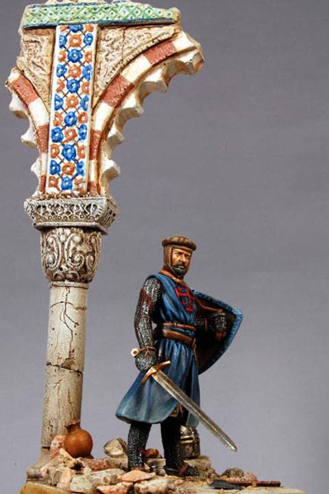 Caballero de Outremer en Tierra Santa durante el Siglo VIII