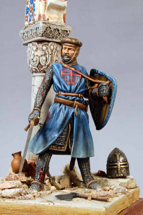 Caballero de Outremer en Tierra Santa durante el Siglo VIII