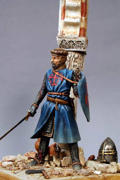 Caballero de Outremer en Tierra Santa durante el Siglo VIII