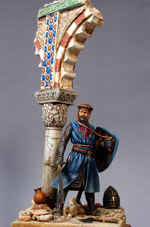 Caballero de Outremer en Tierra Santa durante el Siglo VIII