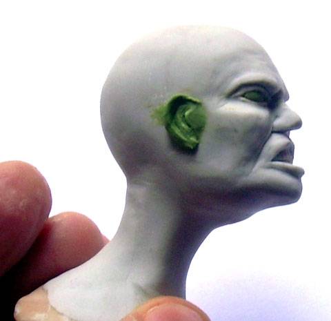 Busto del Busto del Capitan America Paso 1