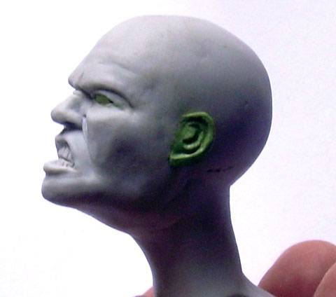 Busto del Busto del Capitan America Paso 2