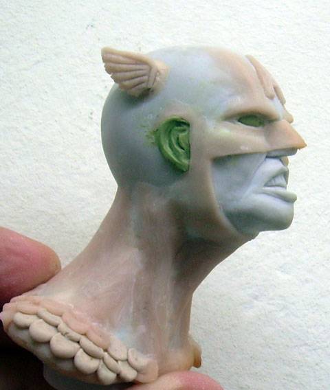 Busto del Busto del Capitan America Paso 5