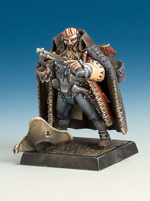Lider Capitan Pirata Rosso - Escala 33mm