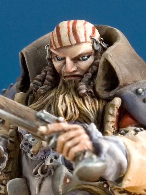 Lider Capitan Pirata Rosso - Escala 33mm