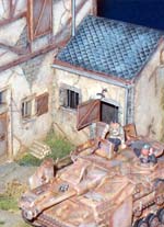 Carenten (Normandia) - 1944.  