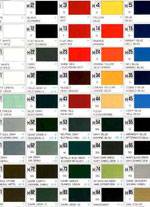 Carta de Colores - Gunze