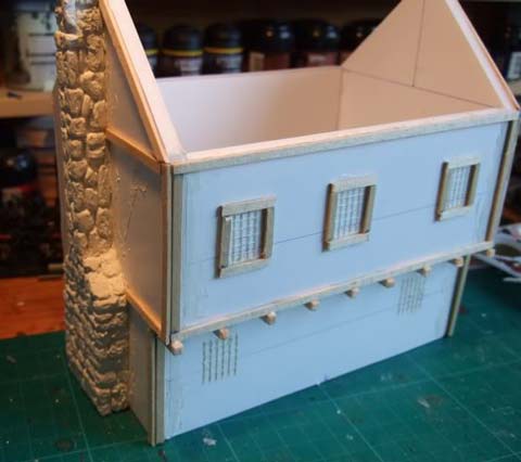 Casa Estilo Tudor - Escala 28mm - Scrath