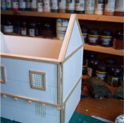 Casa Estilo Tudor - Escala 28mm - Scrath