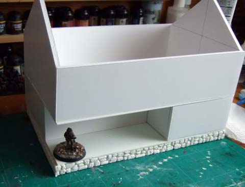 Casa Estilo Tudor - Escala 28mm - Scrath