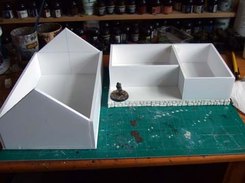 Casa Estilo Tudor - Escala 28mm - Scrath