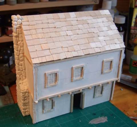 Casa Estilo Tudor - Escala 28mm - Scrath