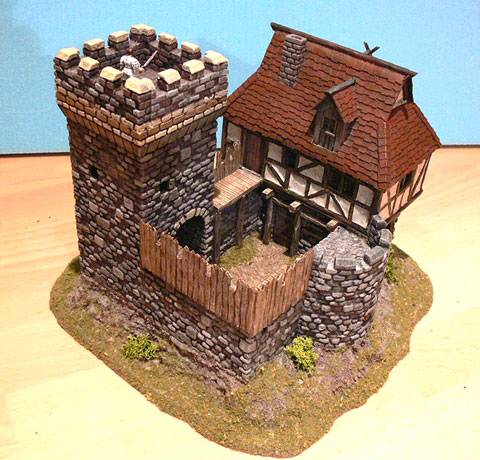 cCasa Fortaleza Medieval - Escala 28 mm. 
