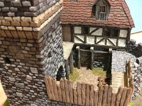 Casa Fortaleza Medieval - Escala 28 mm. 