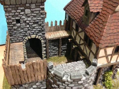 Casa Fortaleza Medieval - Escala 28 mm. 