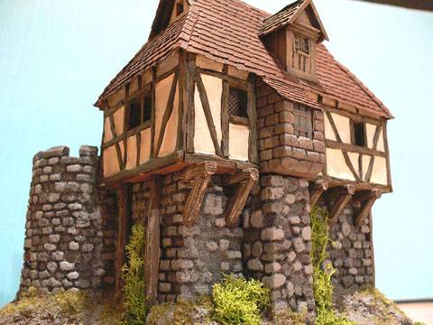 Casa Fortaleza Medieval - Escala 28 mm. 