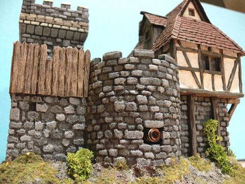 Casa Fortaleza Medieval - Escala 28 mm. 