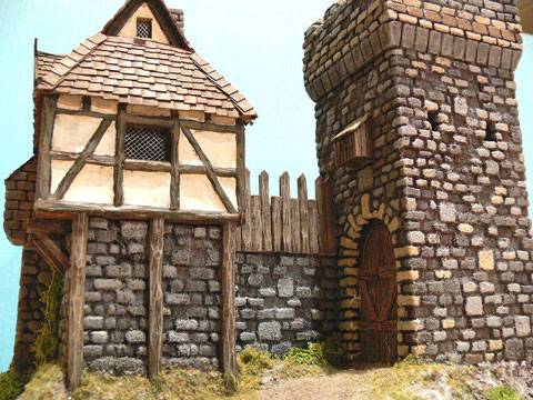 Casa Fortaleza Medieval - Escala 28 mm. 