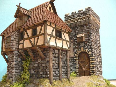 Casa Fortaleza Medieval - Escala 28 mm. 