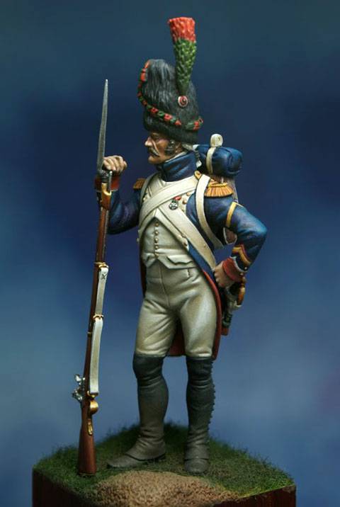 Cazador de la Guardia Imperial Frances - 54 mm. 
