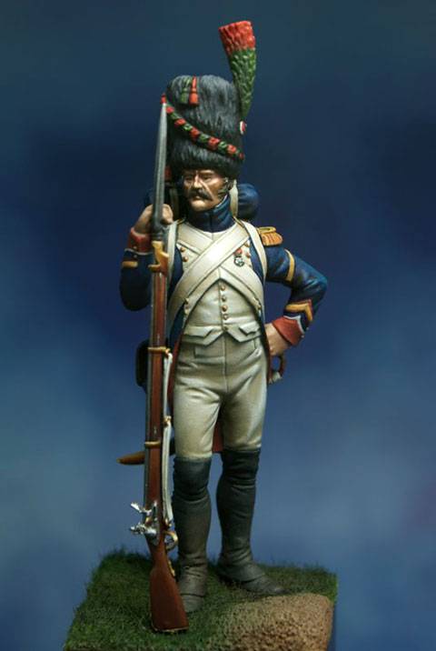 Cazador de la Guardia Imperial Frances - 54 mm. 