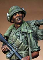 Busto Trooper, 1st Cavalry Division (Airmobile) Vietnam 1970 - Escala 1/9