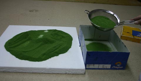 Tutorial de Preparacion de Cesped Casero para Maquetas