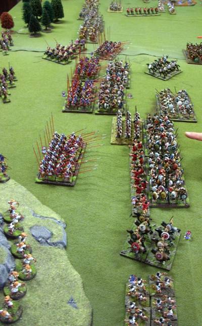 Despliegue en  La Batalla de Queronea
